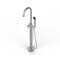 Castello Usa Neptune Freestanding Brushed Nickel Gooseneck Tub Filler Faucet with Breeze Handle CB-F04-BN-J0806 - alternate 1